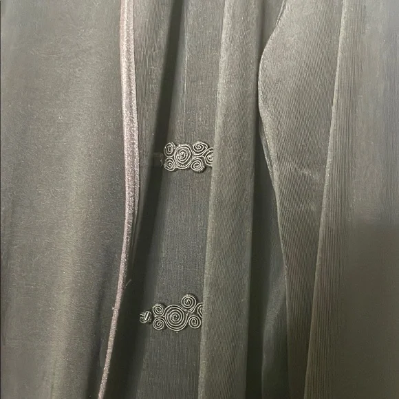 Chico's Black Blazer Shawl Collar Relaxed Fit - Picture 3 of 4